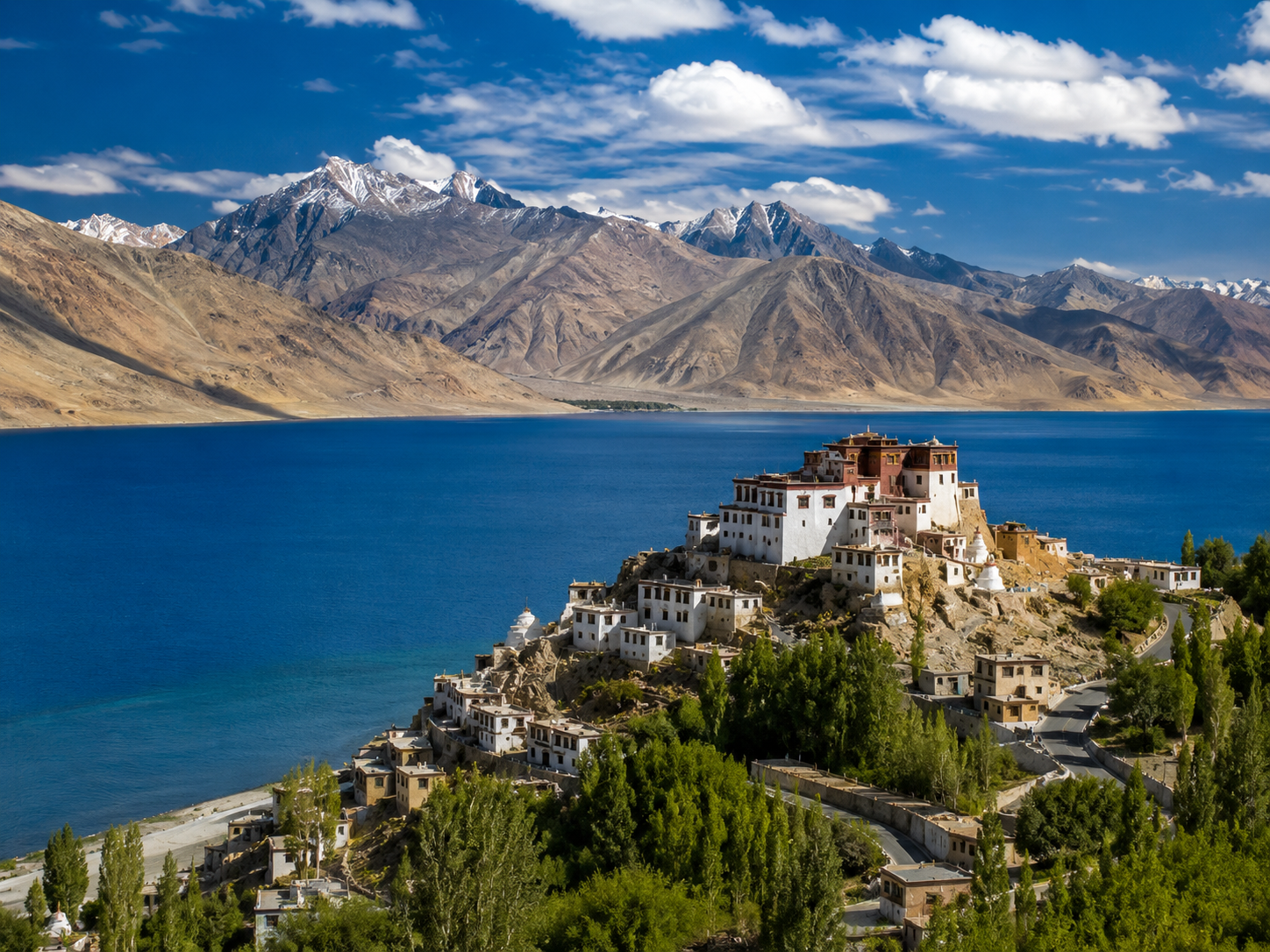 beauty of Ladakh wide mountains