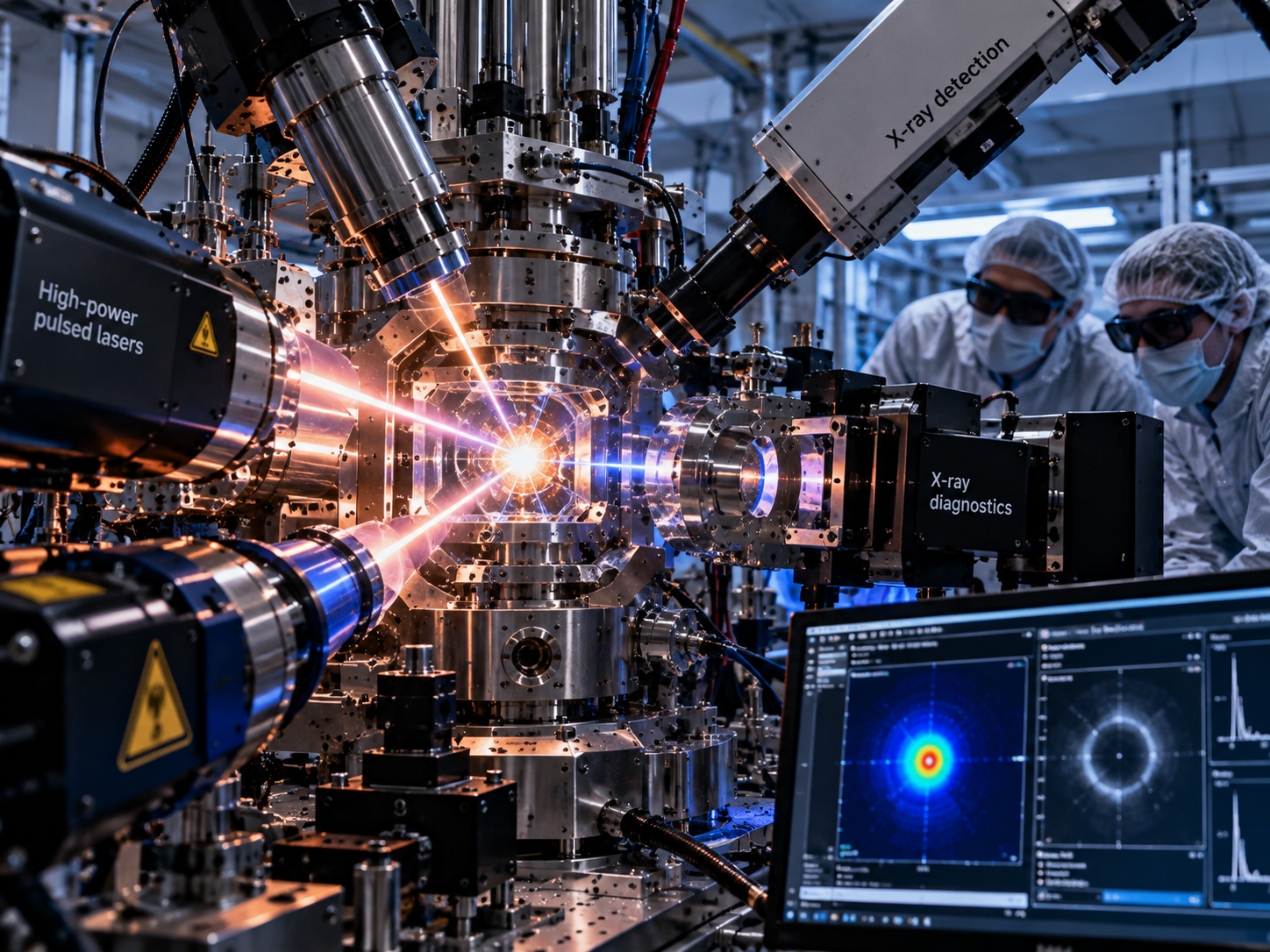 Researchers use lasers and X-rays to recreate extreme conditions and study diamond formation.
