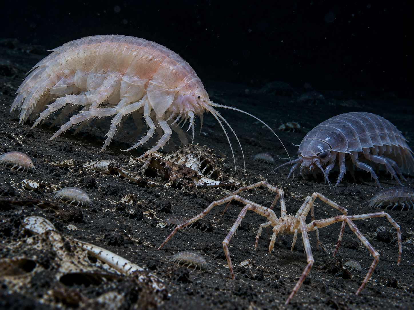 Different deep-sea animals show several forms of gigantism rather than one universal body design.