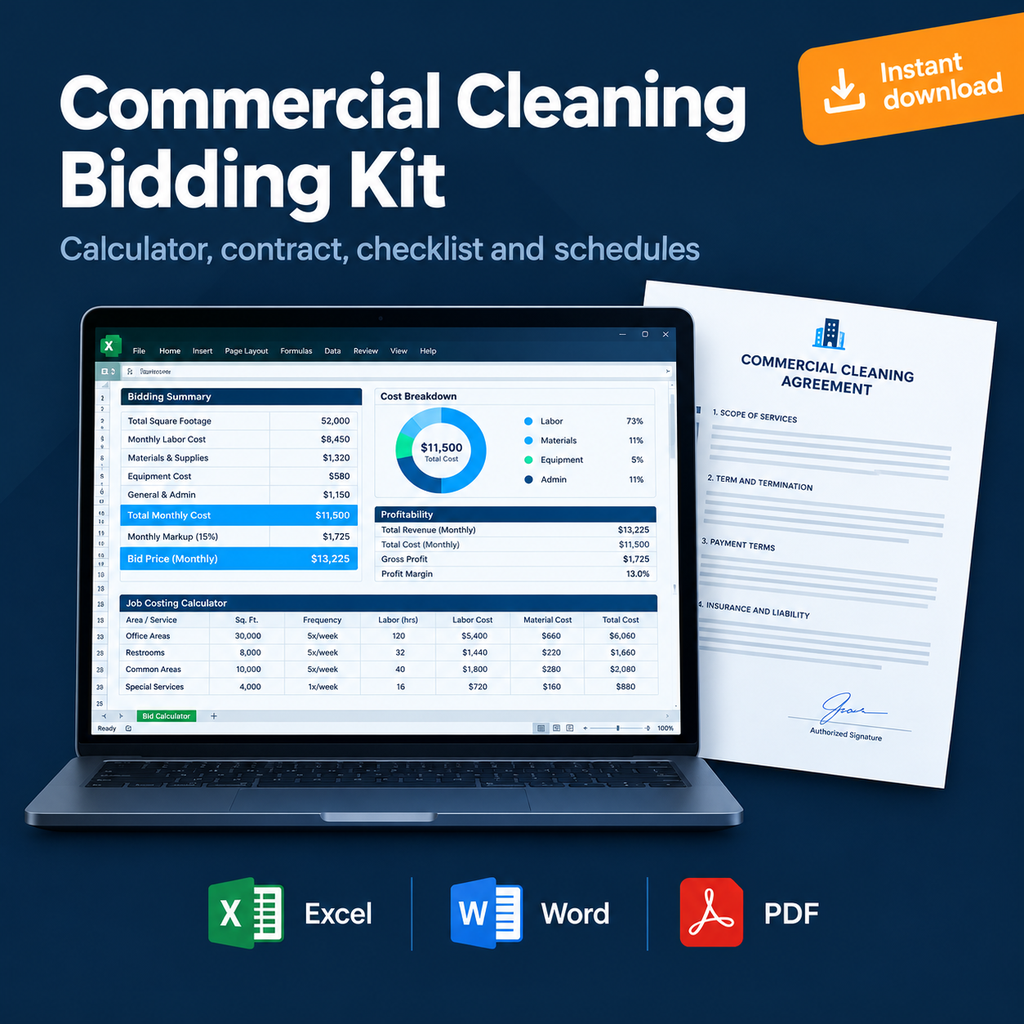 [AN-KIT-CLM-001] Commercial Cleaning Bidding